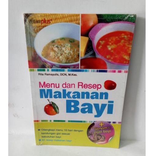 Buku kesehatan menu dan resep makanan bayi
