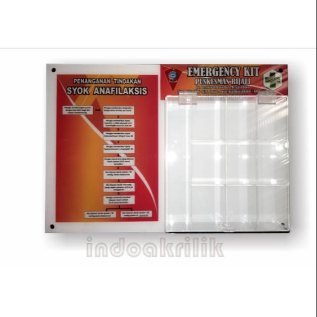 Bamboogrove_ Box Akrilik Emergency Kit + Syok