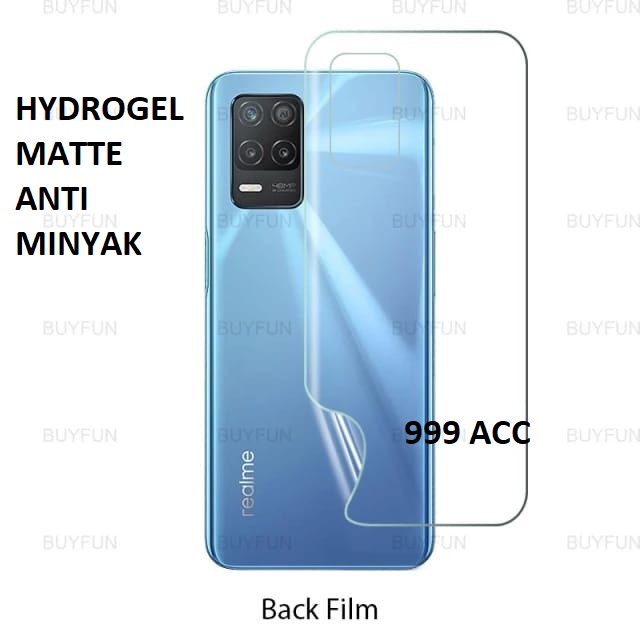 REALME C53 C55 8 8 5G 8 PRO 8i 8 nfc 7 7i C17 7 PRO ANTI GORES HYDROGEL BACK MATTE ANTI MINYAK BELAKANG JELL FULL COVER PRESISI PELINDUNG BELAKANG GARSKIN SKIN ANTI JAMUR i