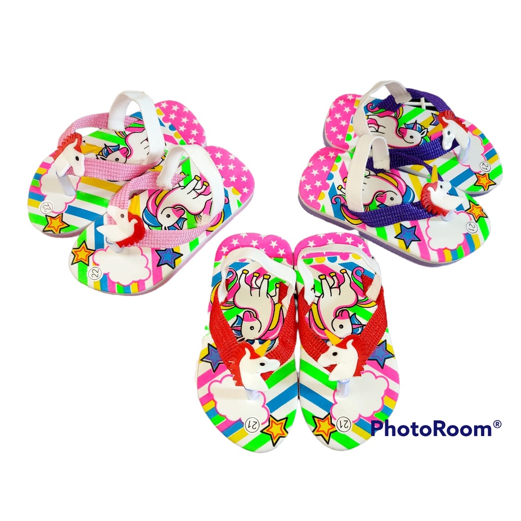 Sandal anak baby cewe motif kuda pony