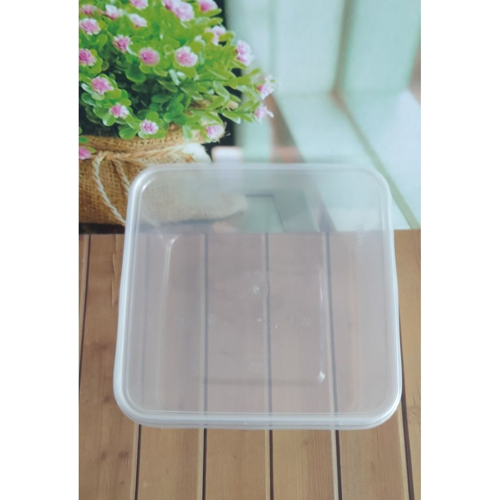 Thinwall Square 1500 ml/Food Container Box Tempat Kotak Makan