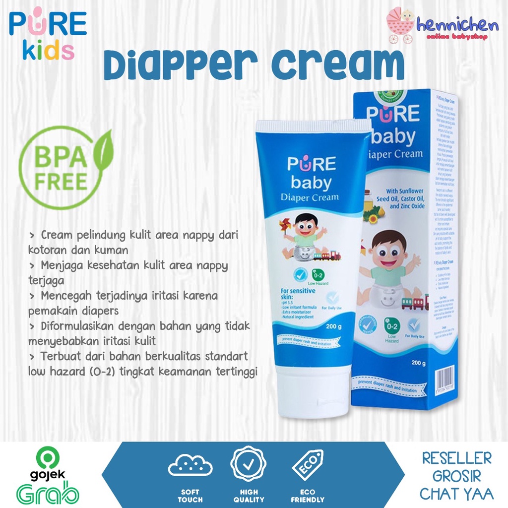 Pure Baby Rash Cream | Diaper Cream | Nipple Cream | PURE Soothing Moisturizer | Itchy Cream PURE BB