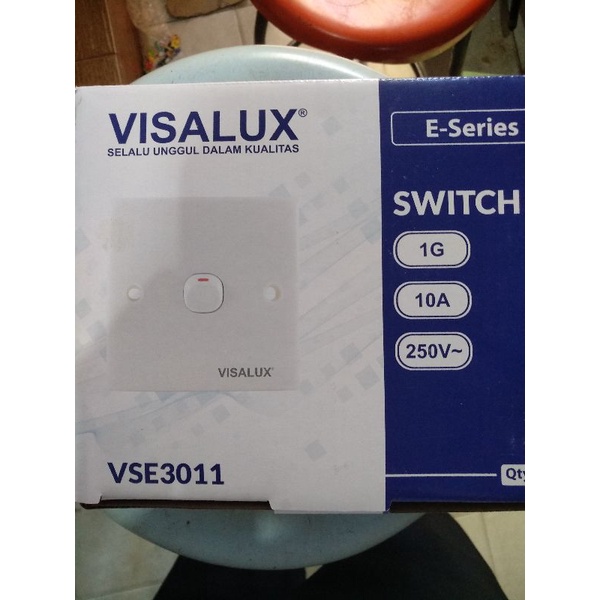 VISALUX SAKLAR ENGKEL SERI TRIPLE STOP KONTAK &amp; 4