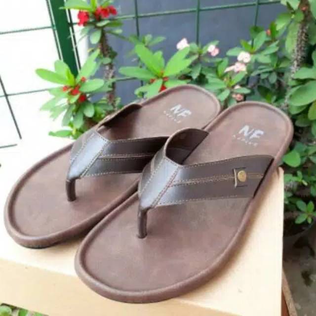 Sendal kulit sapi asli Garut bukan bandung jogja magetan | Sandal pria