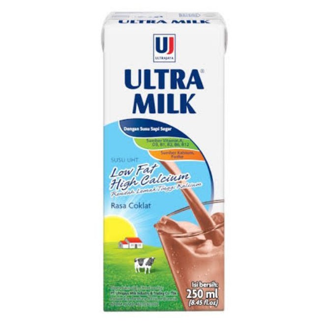 

Susu Ultra Milk Low Fat High Calcium 250 ml