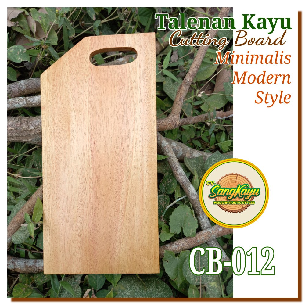 Talenan 30x15cm 012 talenan kayu modern Cutting Board Chopping board