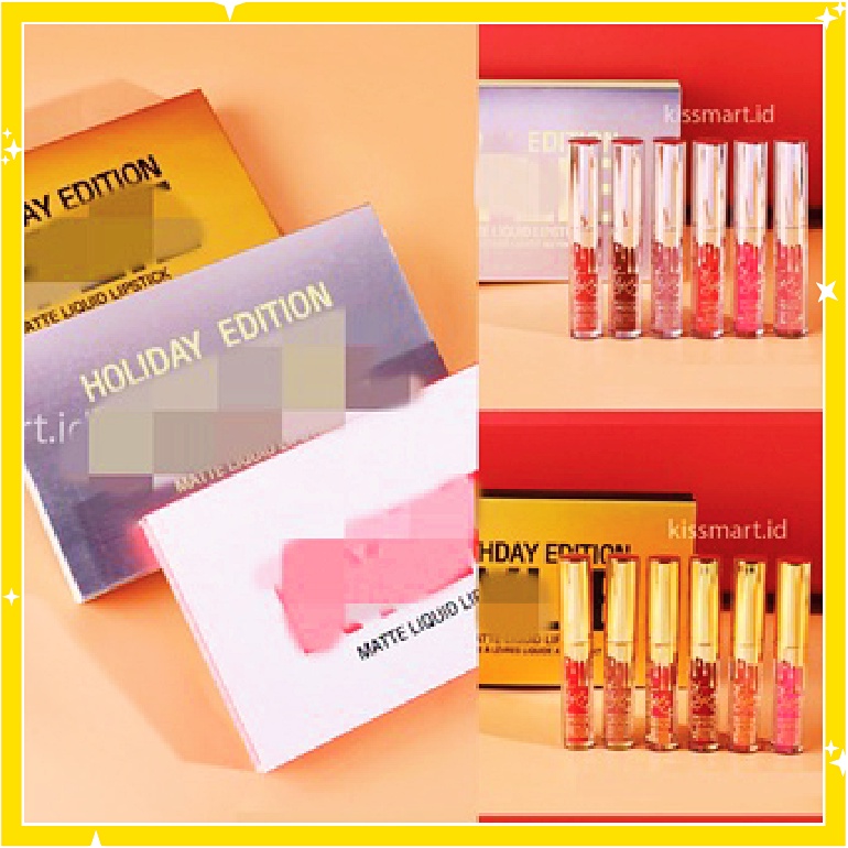 Matte Liquid Lipstik Lip Gloss Holiday Birthday Edition Lipstick XX027