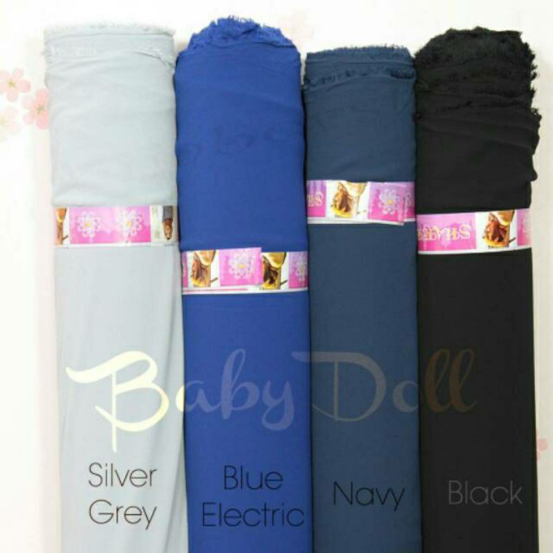 Baby Doll Ceruty Kain Meteran Harga Per 0.5M