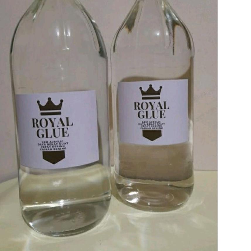 

Sudah promo⭐ Lem Akrilik 1liter type high / Lem acrylic bening ,,