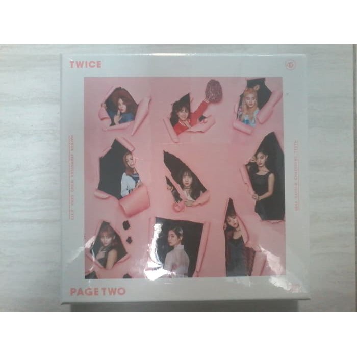 OKE BGT  CD ALBUM TWICE - PAGE TWO (PINK/MINT VER.) [Ready- NO POSTER] RQ87