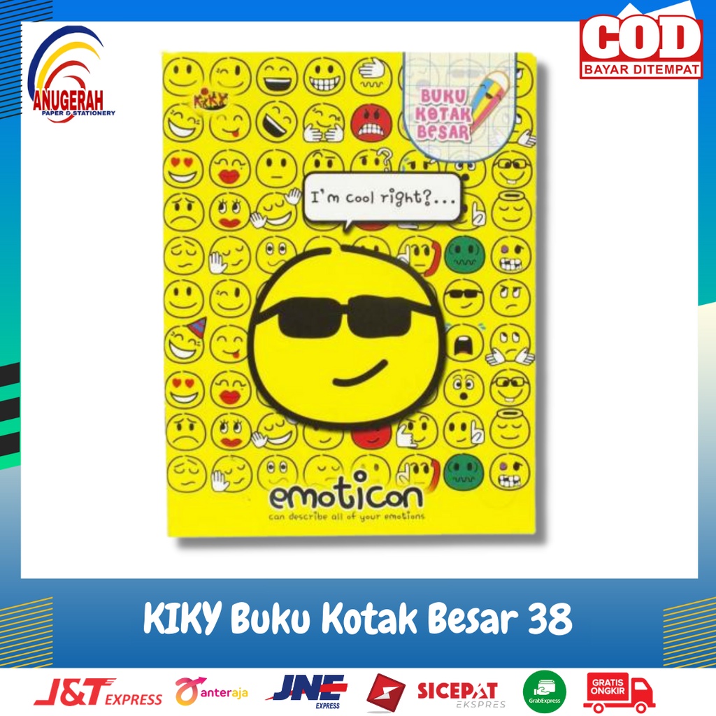 

KIKY Buku Kotak Besar 38 Lembar (PCS)