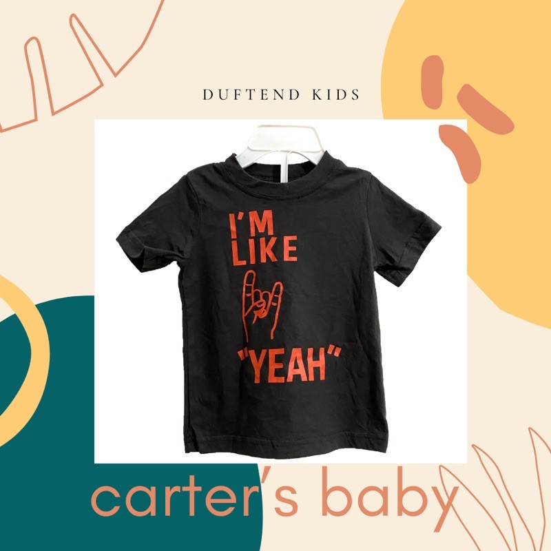 Carters baju / kaos bayi anak laki laki