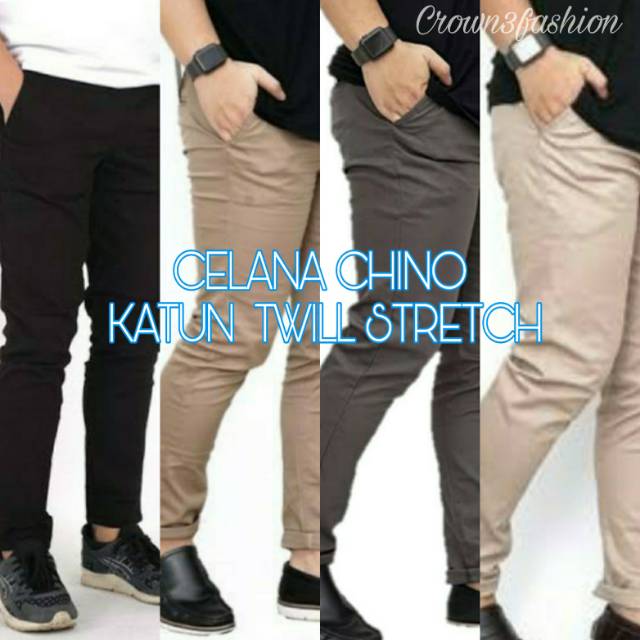 ⭐CELANA CHINO PANJANG &amp; PENDEK  KATUN TWILL TERBARU ✅ COD