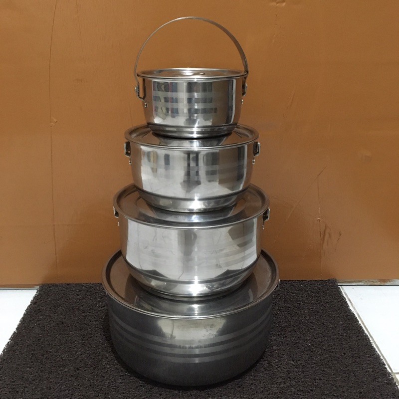 Panci Set Panci Gantung Susun Stenliss