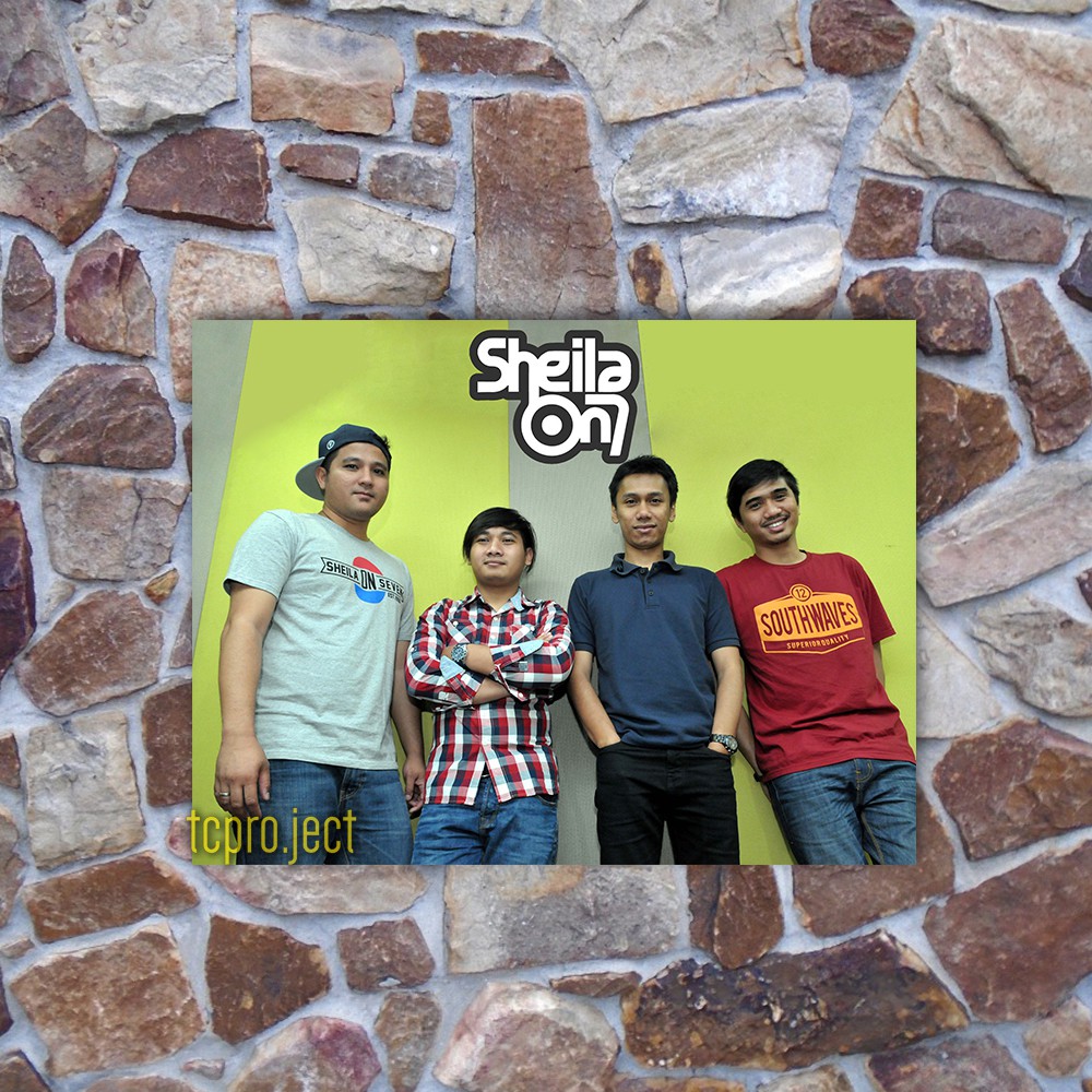 SHEILA ON 7 PERSONEL BARU BAND POSTER - DEKORASI HIASAN DINDING