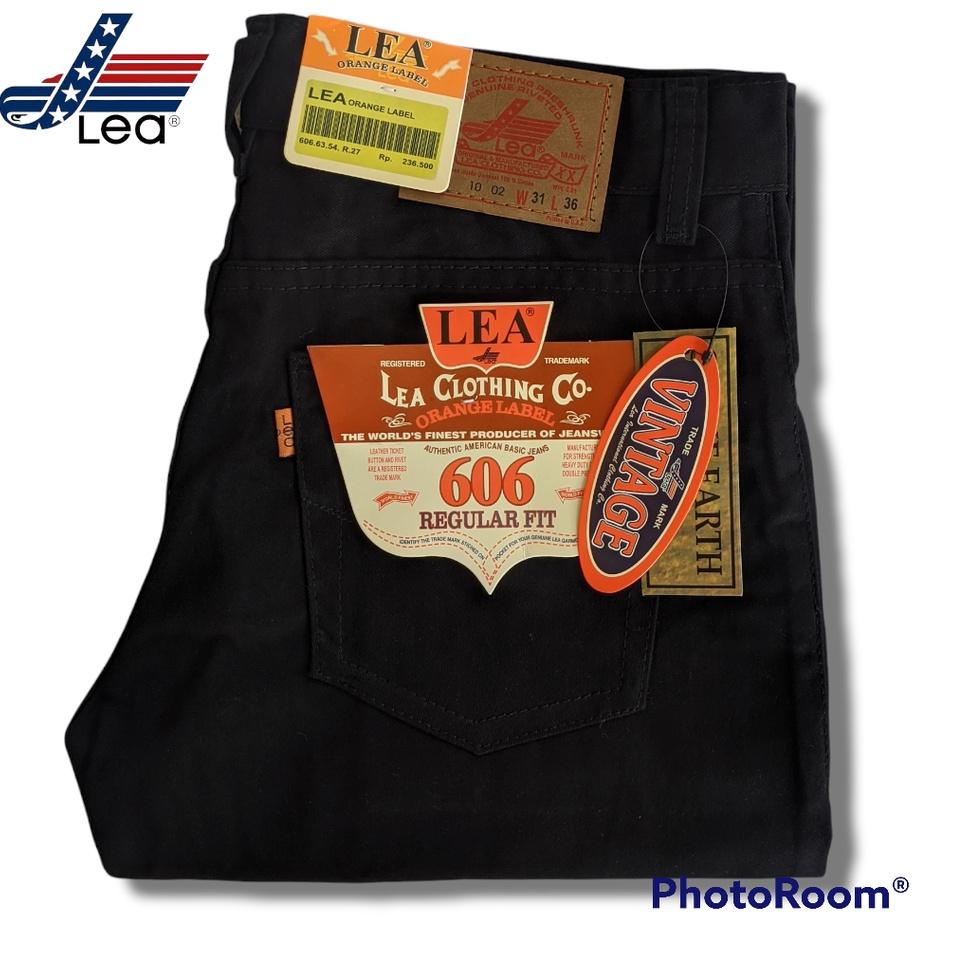 [PROMO PFS] Celana Kanvas Panjang Pria Lea 606 Original Model Standar Reguler - Celana Kain Pria Mod