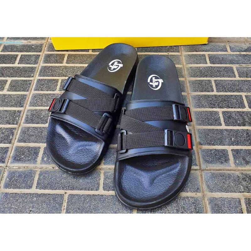 Promo Sandal Slop Slip On Distro Casual Pria Wanita Dewasa