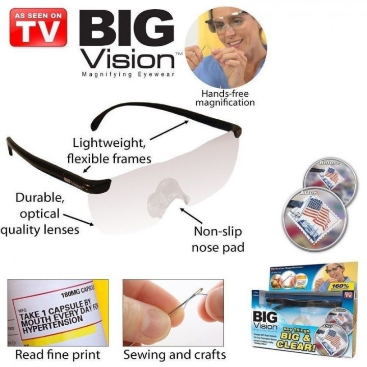 As Seen On TV - Big Vision Magnifying Eyewear Glasses