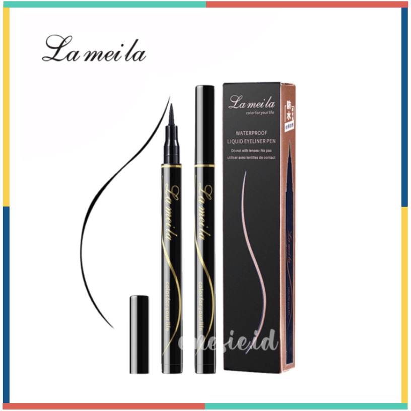 LAMEILA Black Eyeliner Lasting Sweatproof Waterproof Eye Liner LA077 786