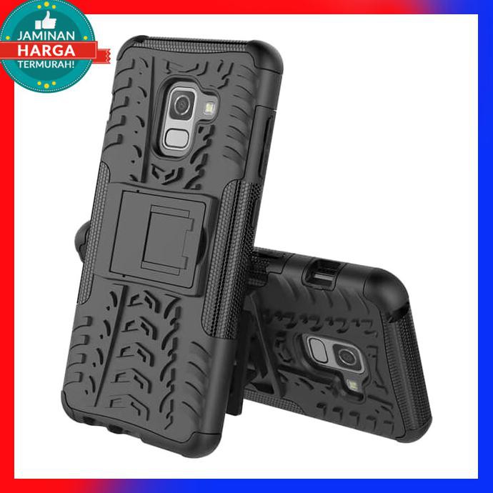 ACC HP SAMSUNG A8 PLUS A8+ CASE DAZZLE CASE RUGGED ARMOR KICK STAND SPIGEN