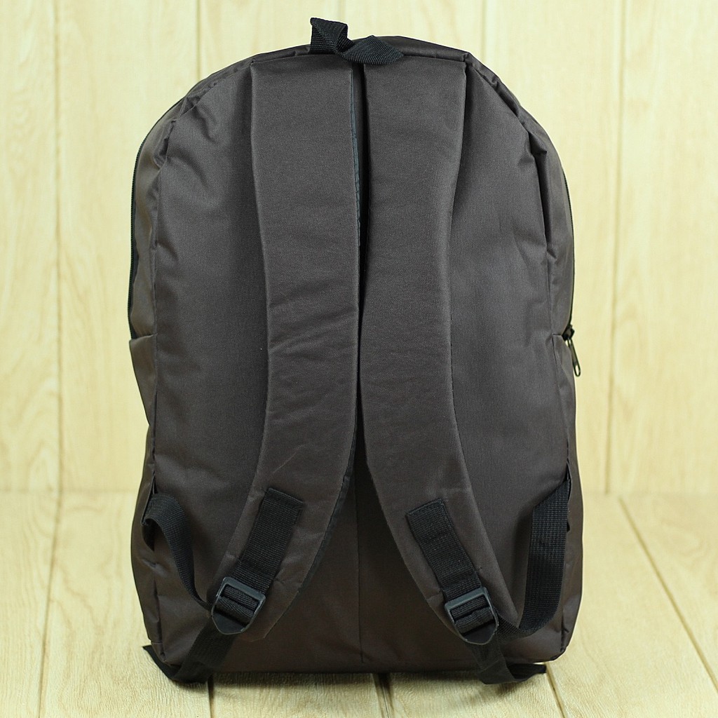 Tas Ransel Distro Elite Coklat Model Casual Cowok Cewek Pria Wanita Unisex Back Pack Sekolah SMP SMA