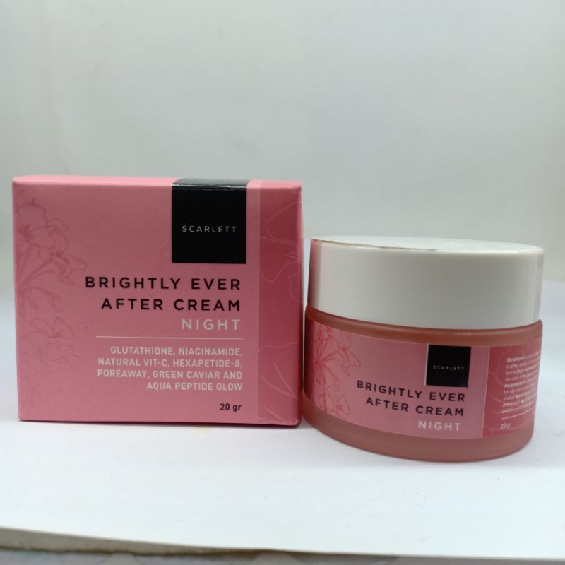 PAKET 3IN1 CREAM SCARLETT BRIGHTLY [ SIANG MALAM &amp; SERUM ] CREAM ORIGINAL