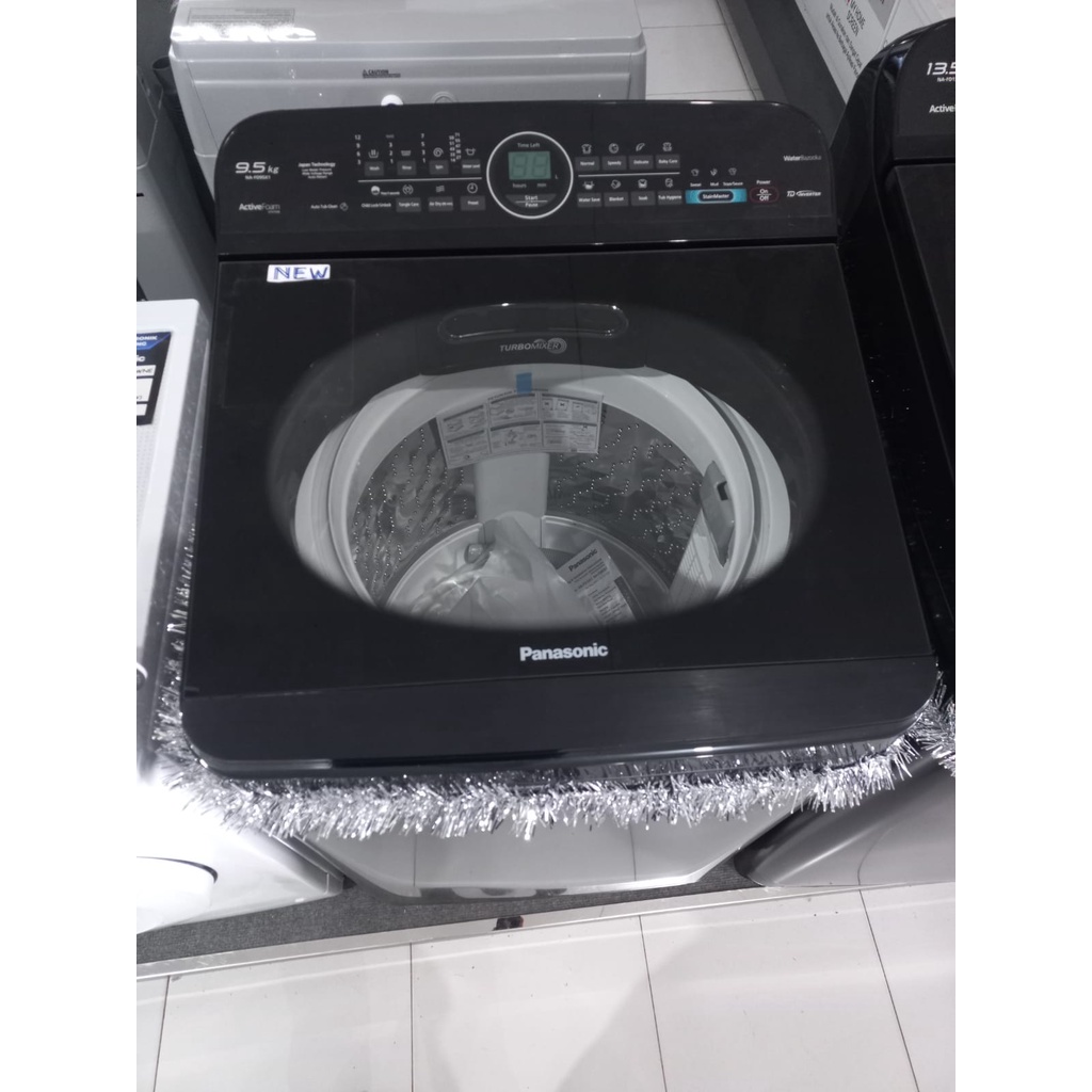 Panasonic Mesin Cuci Top Loading NA-FD95X1BSG 9.5 Kg Water Bazooka 1 tabung