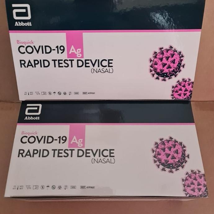 Abbott Bioquick Swab Hidung Antigen Nasal Bukan Naso Resmi Original Hermandiantoromart