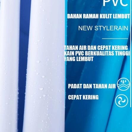 Terbaik Jas hujan wanita dan pria motor /mantel hujan Wanita Bahan Super Tebal Ukuran Medium mantel 