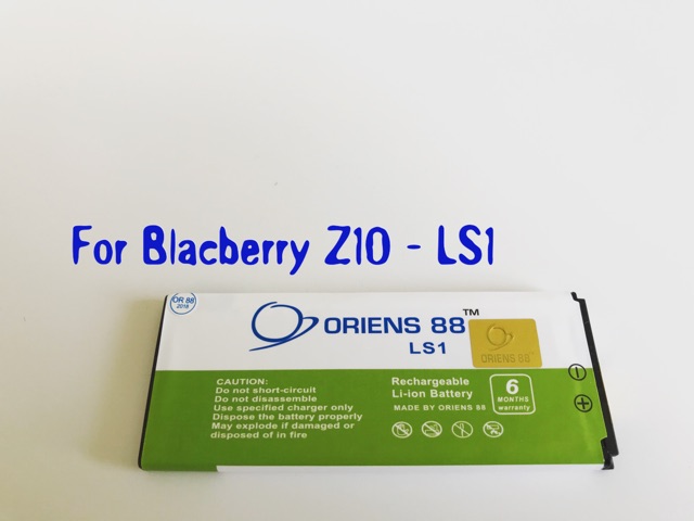 (P) Baterai batre battery BlackBerry Z10 / LS1 double power/IC oriens88