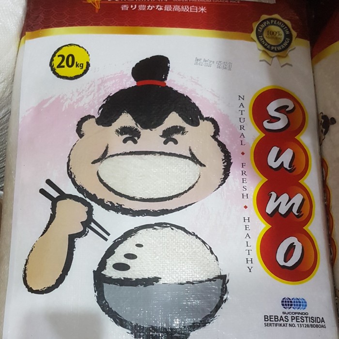 

Beras Sumo super premium 20 Kg Kemasan Merah