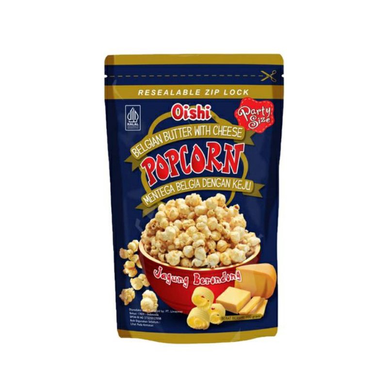 

BARU! Oishi Popcorn Belgian Butter Cheese 100 g