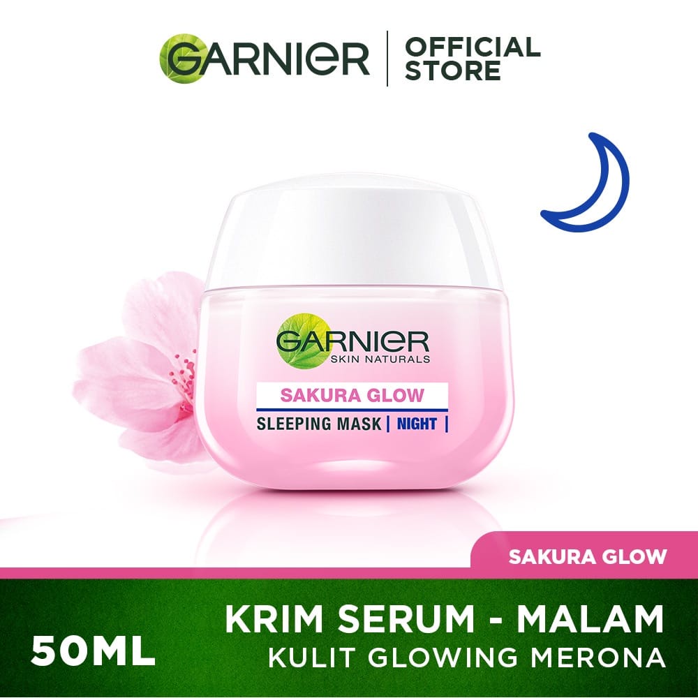 GARNIER Sakura White Sakura Glow Whitening Serum Cream Day-Night Cream Skin Care 50(KIM)