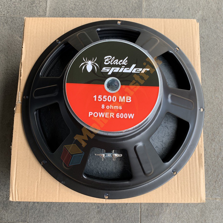 Speaker Black Spider 15 Inch 15IN 15500 MB 600 Watt Woofer 15500MB