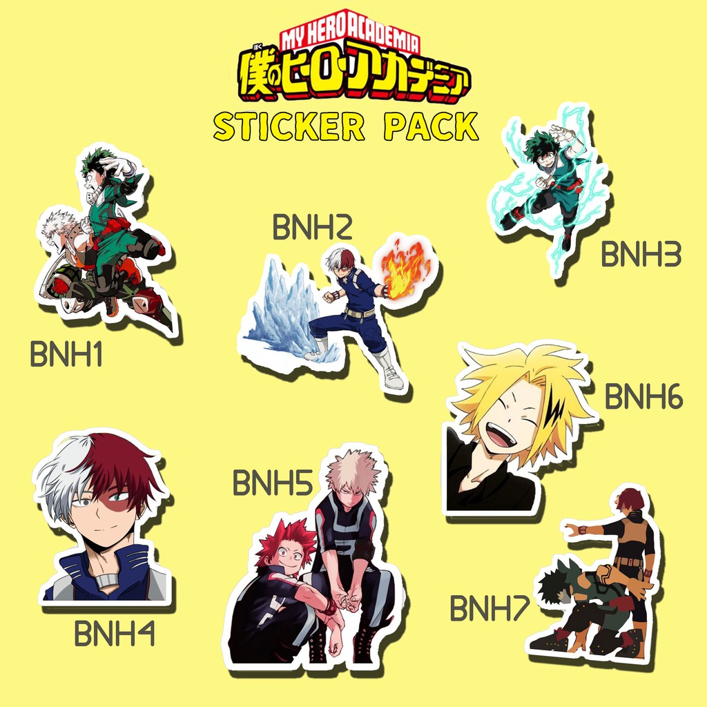 

Stiker Anime BOKU NO HERO ACADEMIA BEBAS PILIH!