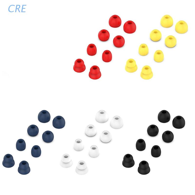 CRE  Eartip Cap Silicone Skin Earpiece Ear Hook Buds Silicone Earbuds Earplugs Cover for-Hua-wei FreeBuds 4i Headphone