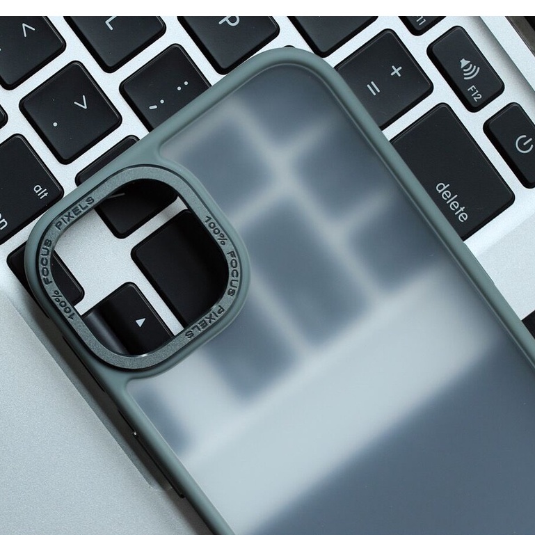 For iPhone High Quality Matte Aluminum Lens + Aluminum Button 11 Pro Max 12 Pro Max 13 Pro Max Case