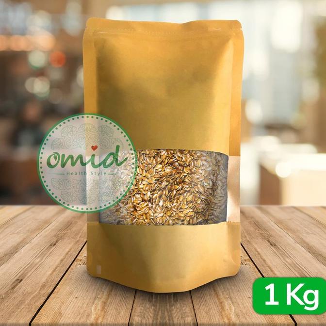 

Organic Golden Flaxseed / Flax Seed (Biji Rami Emas Organik) 1Kg