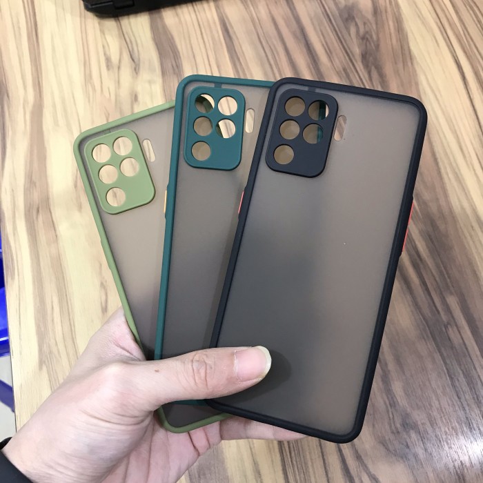 OPPO RENO 5F PREMIUM BUMPER HYBRID DOVE CASE BAHAN ANTI PECAH