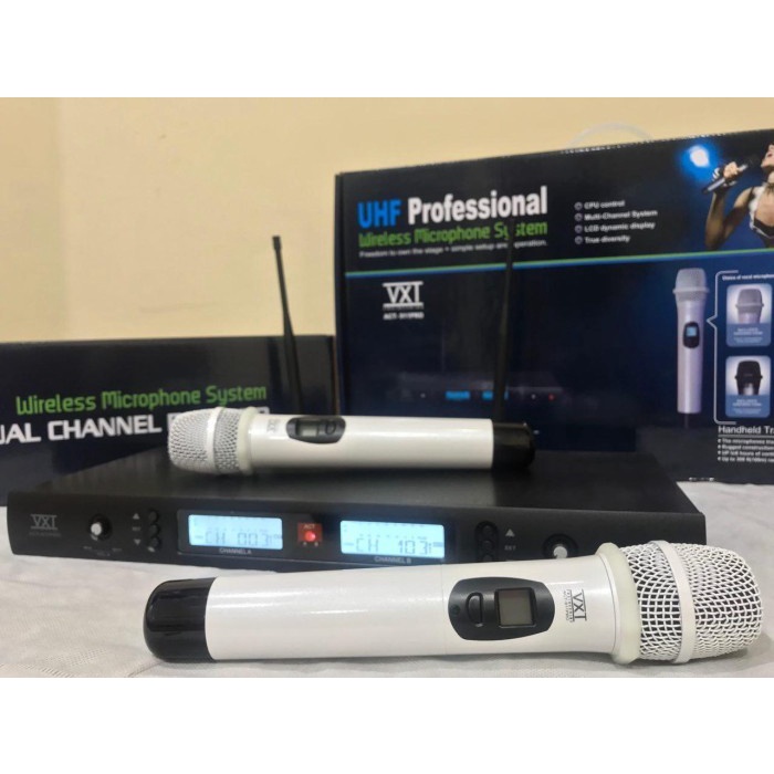 Mic Wireless VXT ACT-911 Pro Dual Handheld