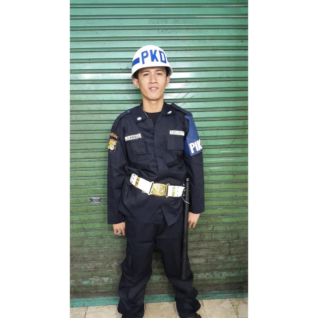Baju / Kemeja Pdl Satpam / Security 1 Stel (Tanpa Aksesoris) Top Quality
