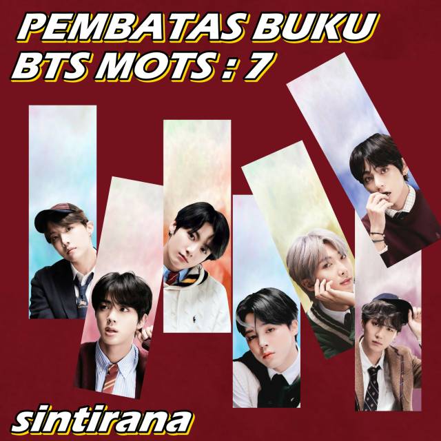 

PEMBATAS BUKU BTS BOOKMARK MAP OF THE SOUL 7