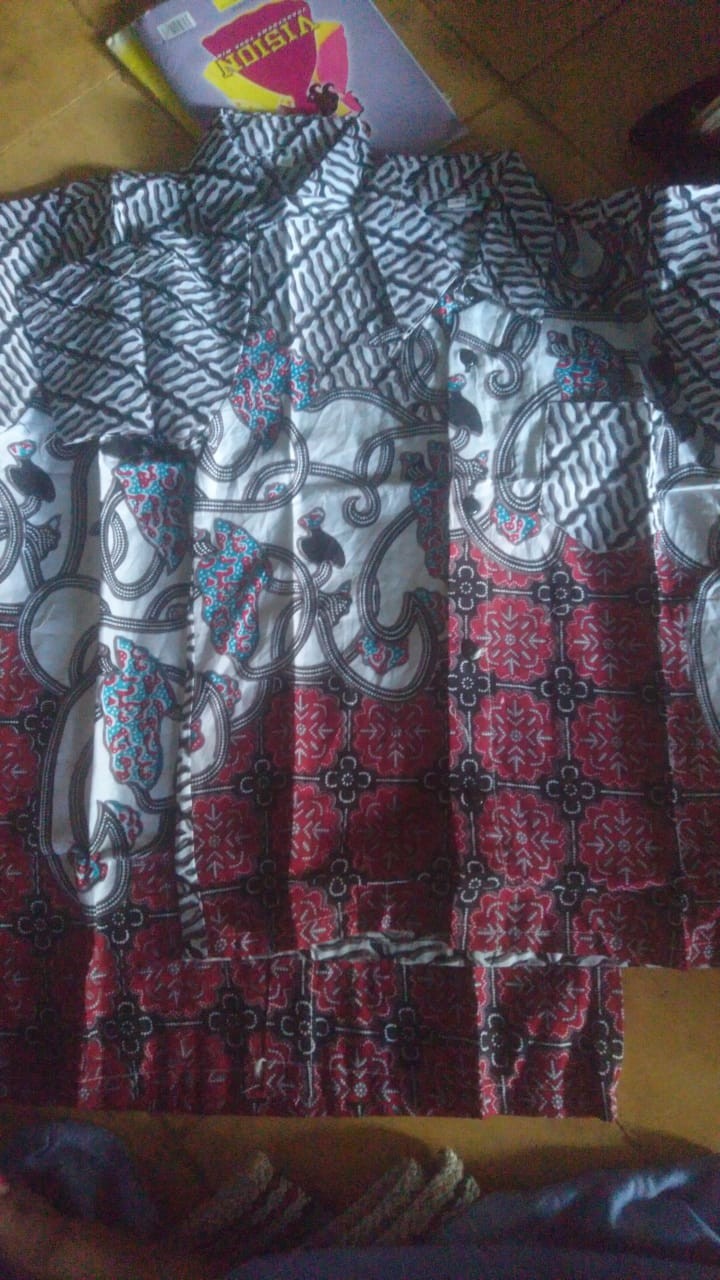 Couple Batik Keluarga || Setelan Couple Batik Ayah Ibu Anak Cewek Cowok ||