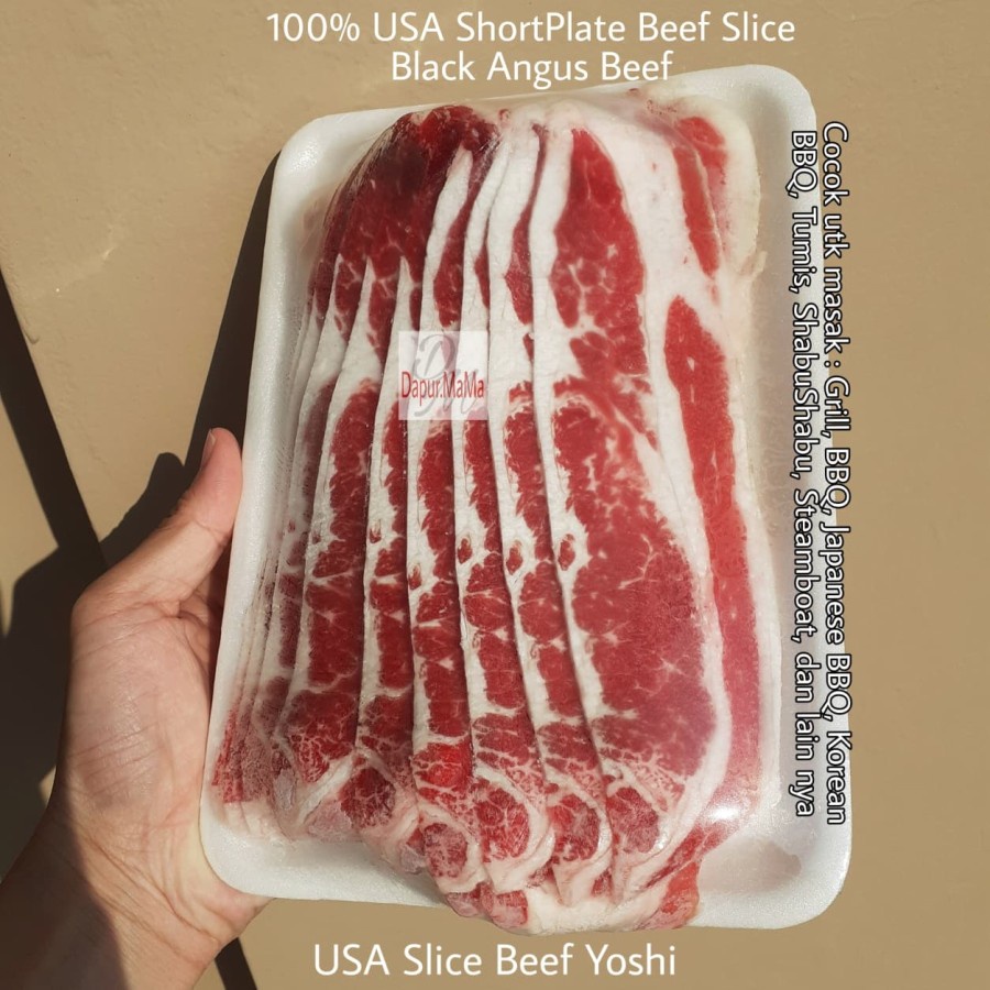 

US Slice Beef Yoshi bbq grill sukiyaki shabushabu teriyaki bulgogi yakiniku blackpapper steamboat