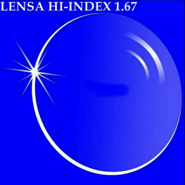 LENSA KACAMATA LENSA TIPIS LENSA MINUS HI-INDEX 1.67