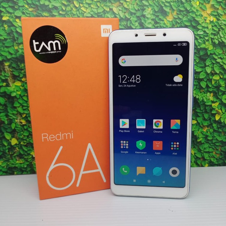 HANDPHONE HP XIOAMI REDMI 6A 2/16GB FULLSET SECOND SEKEN