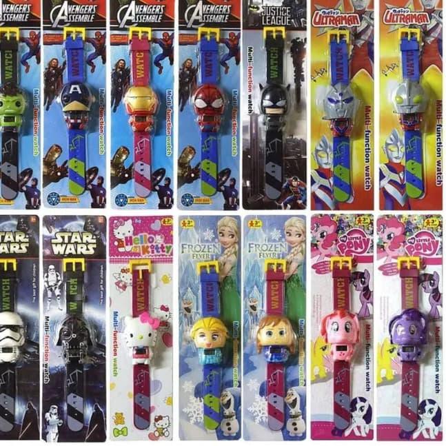 Jam Tangan Anak Transformer Super Hero Avengers Ultraman Star Wars Shopee Indonesia