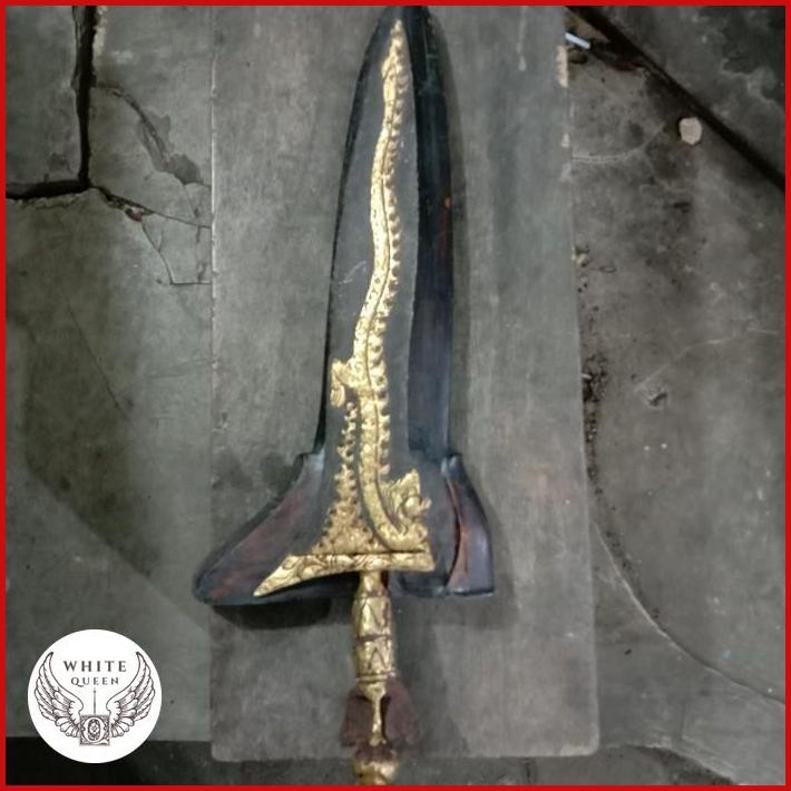 Keris Betok Naga Tapa Api Kinatah Kamarogan Besar Tebal Gagah Istimewa