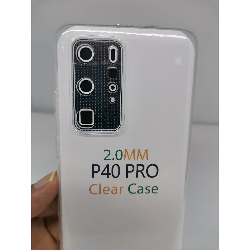 cover case Huawei P40 Pro Softcase Silicon Ultrathin Clear Case TPU Casing Bening Cover Transparan