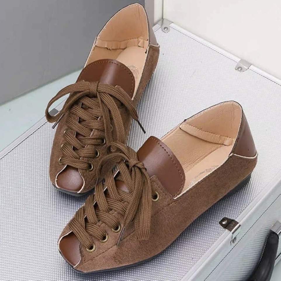 RYS - Polo Beans Sepatu Loafers Korea Wanita Fashion Casual - Ori Import